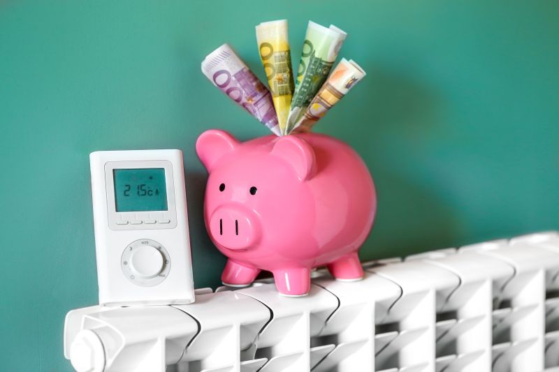 tirelire cochon sur radiateur