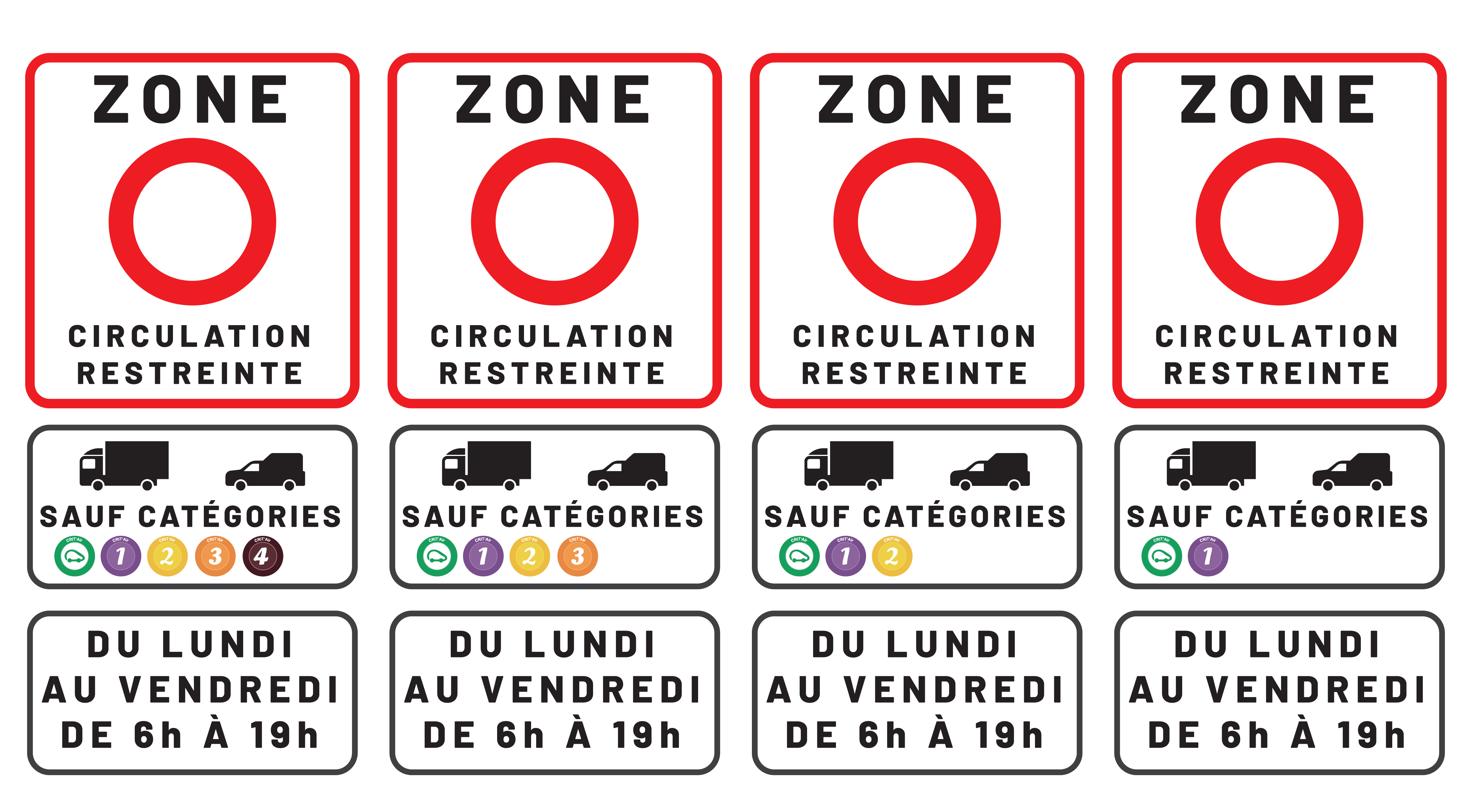 Vignettes, dérogations, amendes… Comment circuler dans les zones à ...