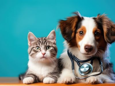 chien chat stetoscope