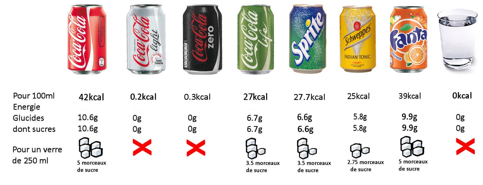 Infographie sur les boissons