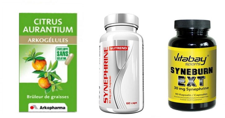 complements alimentaires avec synephrine