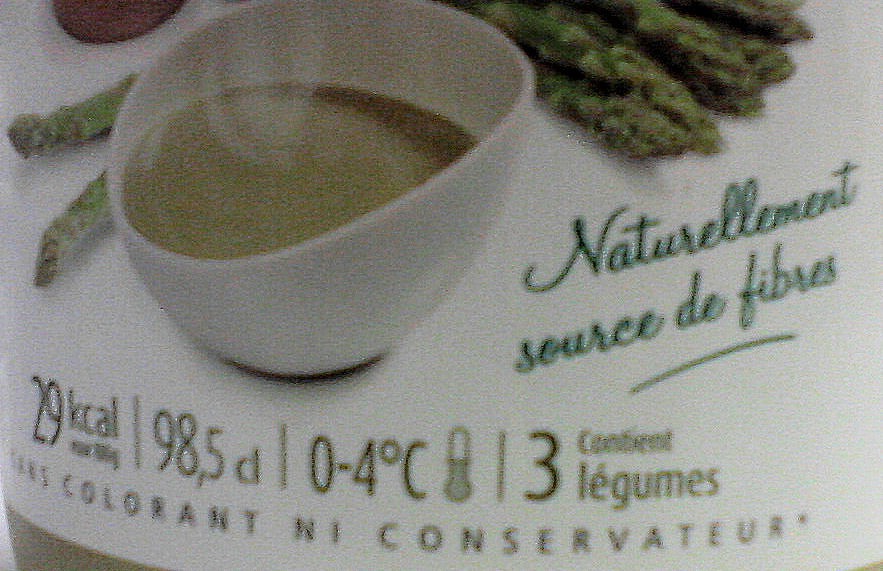 soupe étiquette