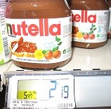 Nutella 400g hors promo