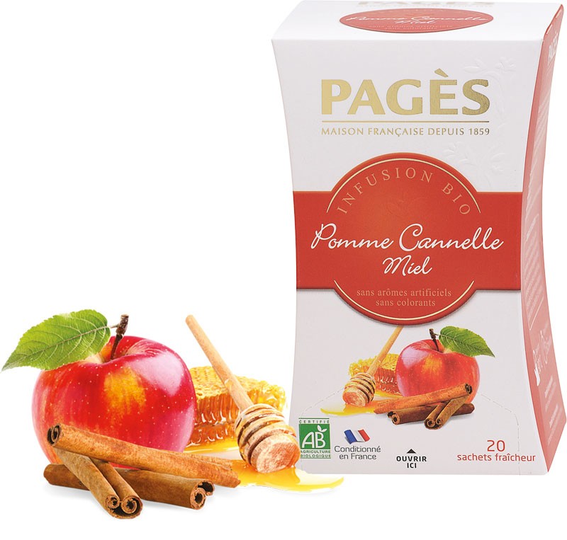 Infusion Pages Pomme-Cannelle-Miel
