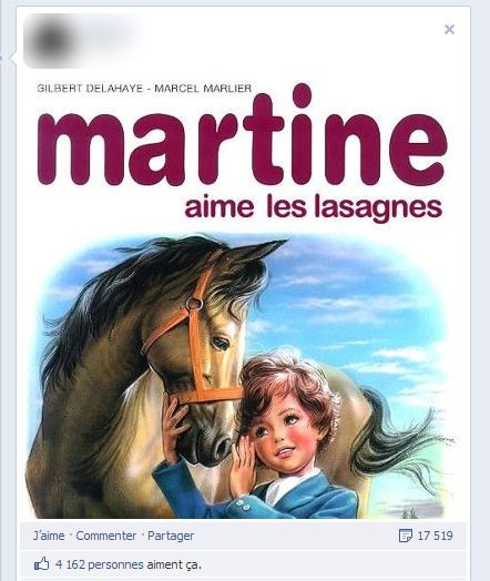 martine aime les lasagnes