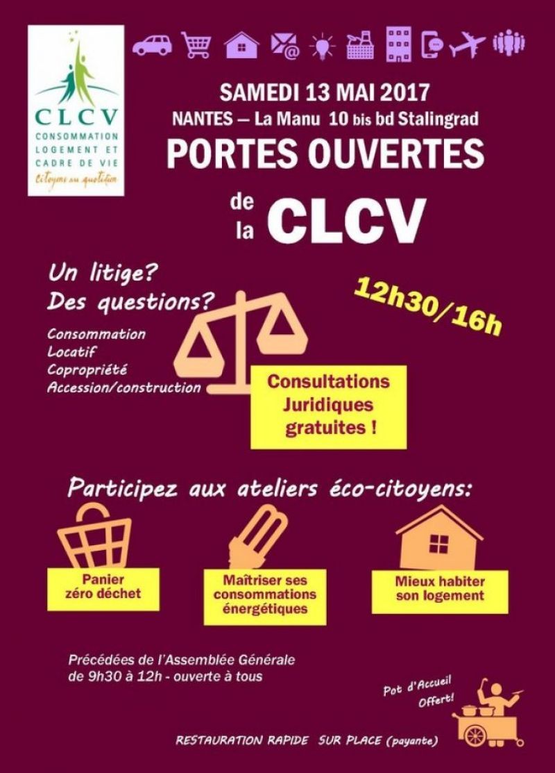Loire-Atlantique : journées portes ouvertes à la CLCV le 13 mai 2017