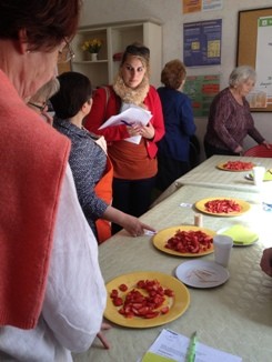 CLCV 2015 degustation fraises tomates